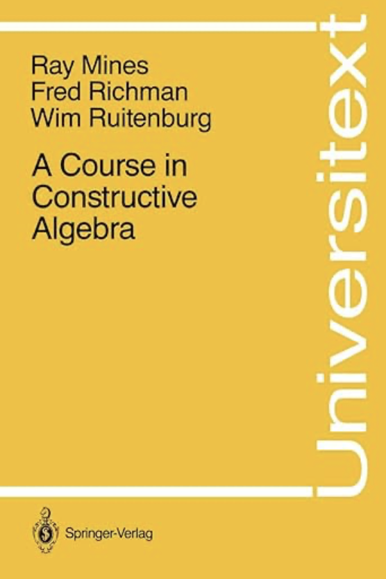 Constructive algebra