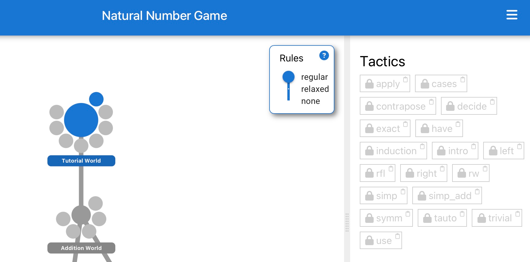 The Natural Number Game