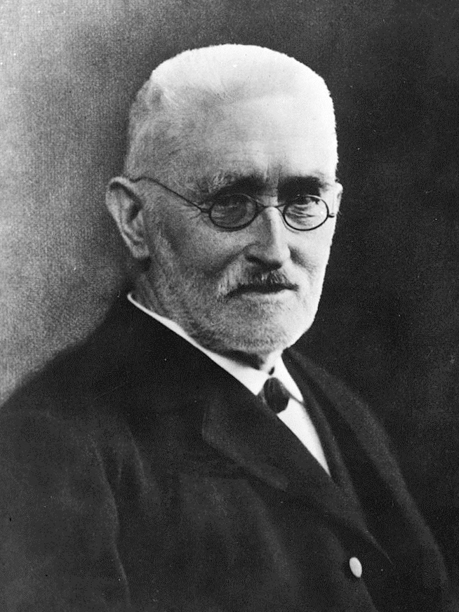 Ein Porträt von Richard Dedekind (1831-1916).