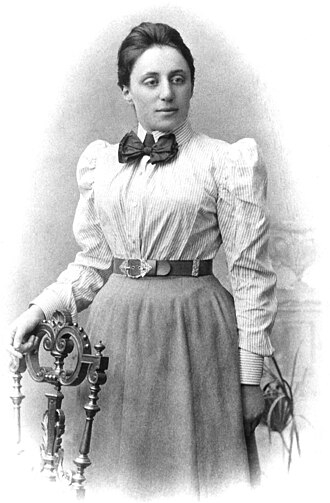 Ein Porträt von Emmy Noether (1882-1935).